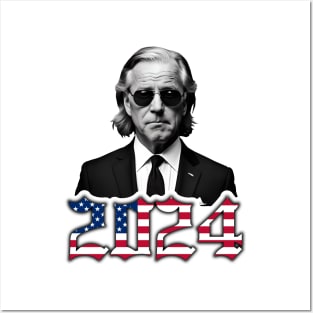 BIDEN 2024 'Merica Posters and Art